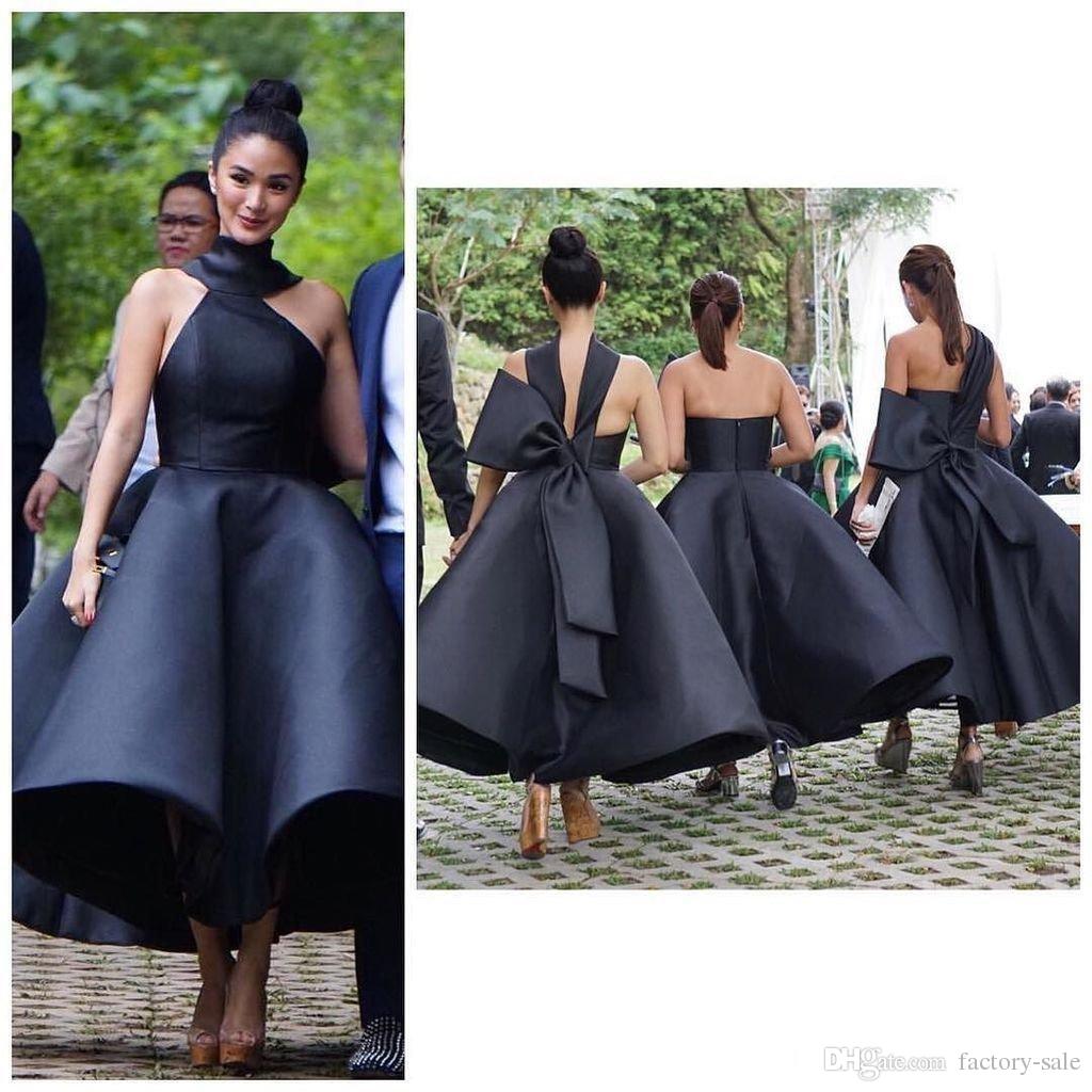 black-elegant-2018-arabic-short-prom-dresses